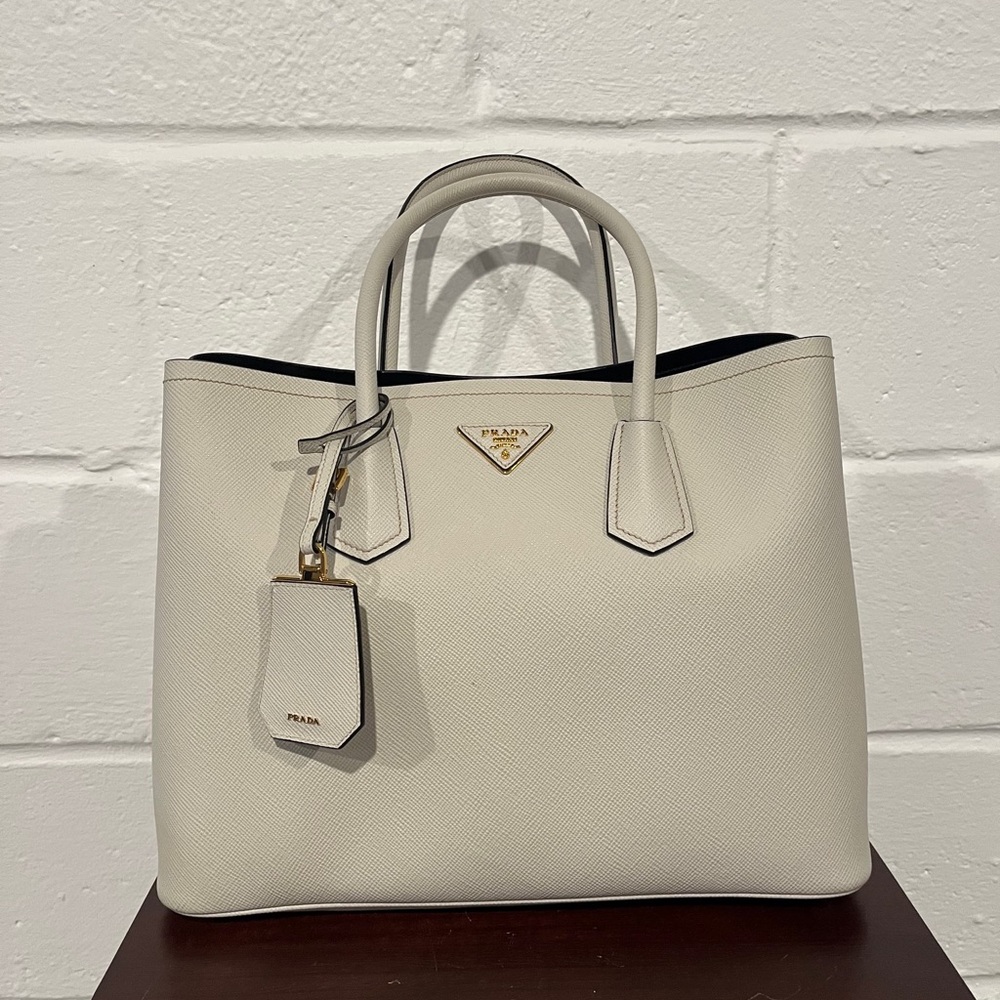 Prada medium Double Saffiano leather handbag